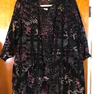 ChristopherandBanks sleeveless v-neck and cover